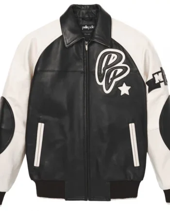 Pelle Pelle Soda Club Black Plush Stylish Leather Jacket