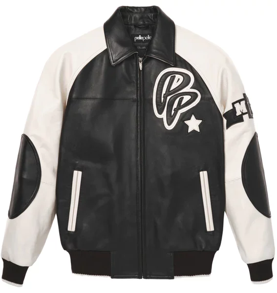 Pelle Pelle Soda Club Black Plush Stylish Leather Jacket